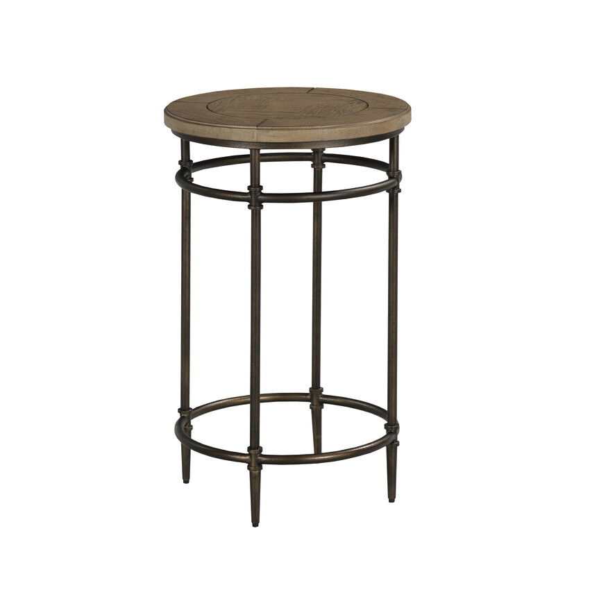 ROUND CHAIRSIDE TABLE