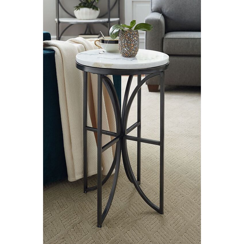 SMALL ROUND ACCENT TABLE - 2