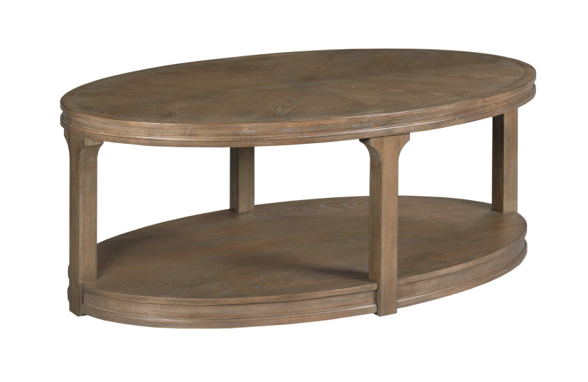 OVAL COFFEE TABLE ON CASTERS Primary