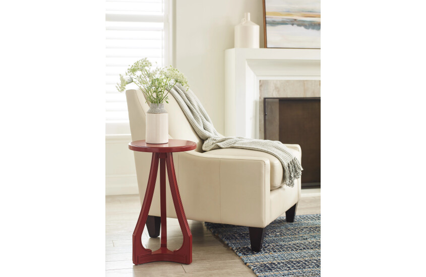 CRANBERRY ACCENT TABLE Room 1