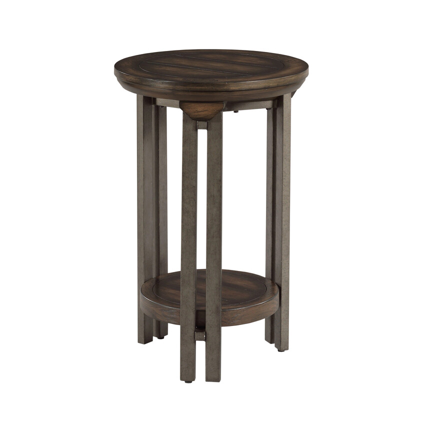 -ROUND CHAIRSIDE TABLE