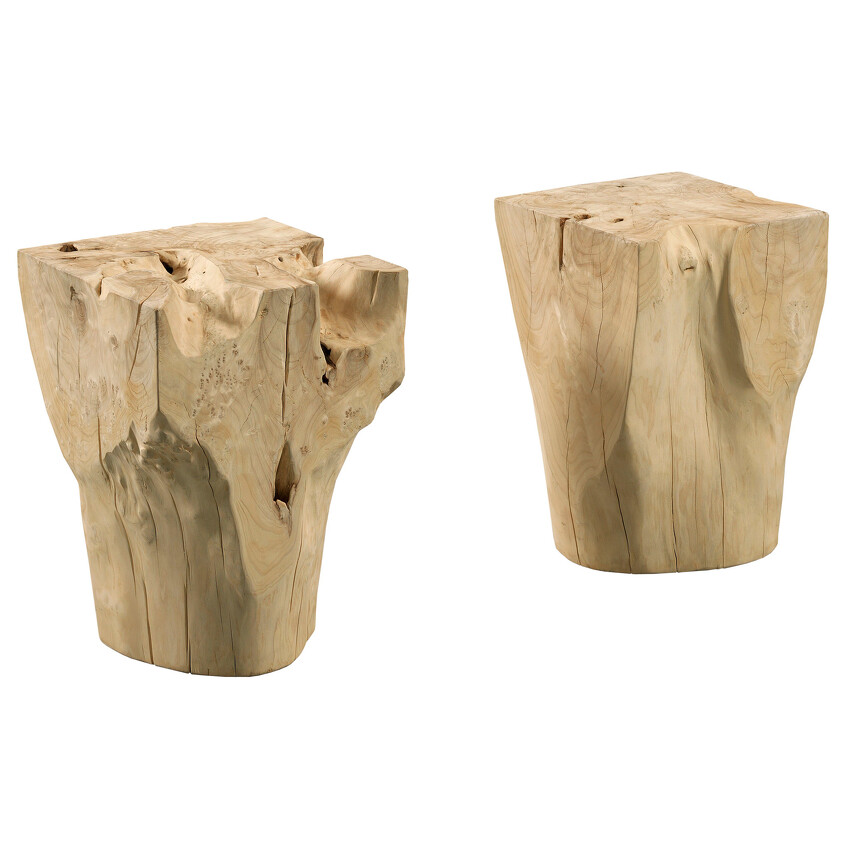 -BLEACHED ROOT ACCENT TABLE